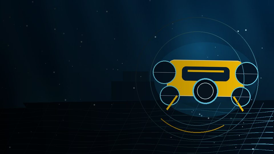 Emergent marine technology hero background